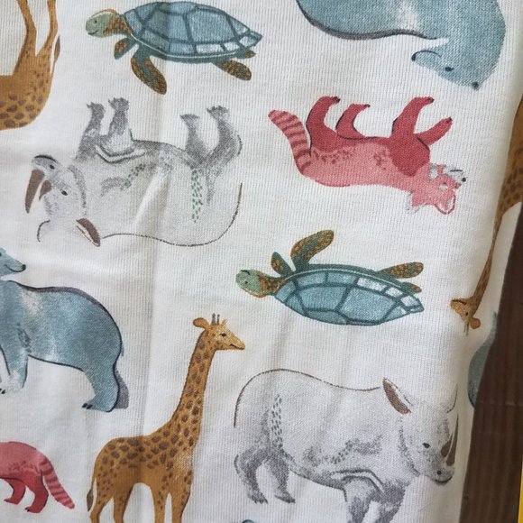 Little Planet Carter's Toddler Organic Cotton 2-Pc Pajama Set Animals 24M - Picture 3 of 10